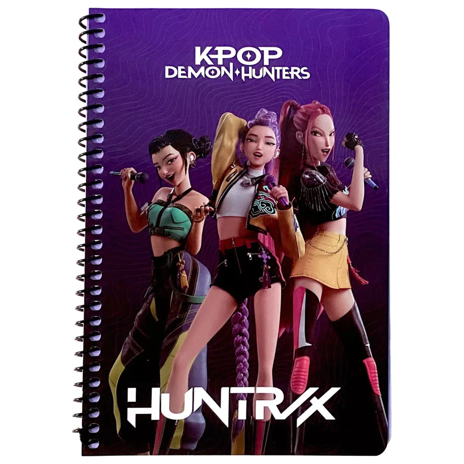 K-pop Demon Hunters Singer Trio B/5 Caiet spiralat liniat 70 file poza produsului