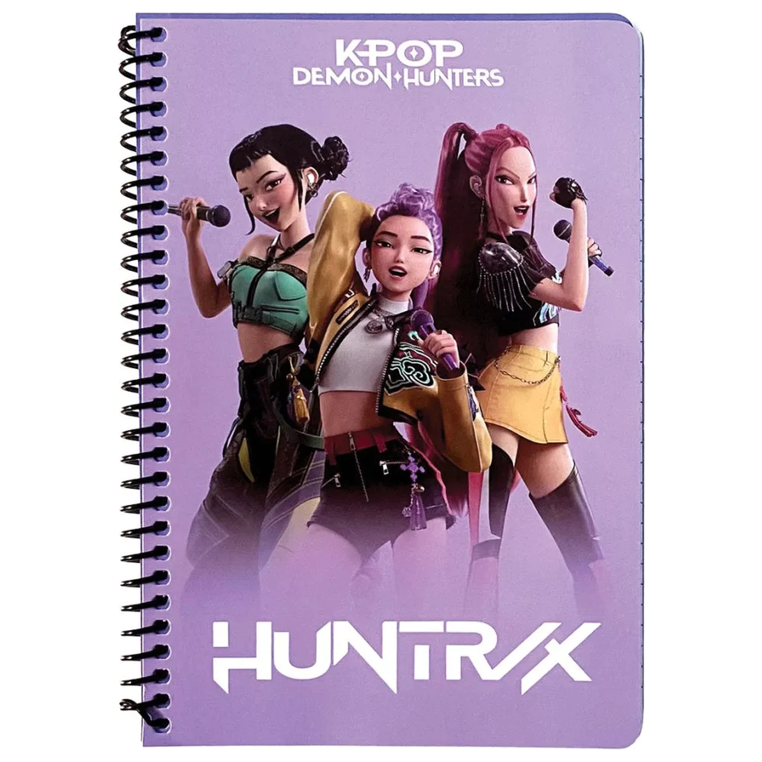 K-pop Demon Hunters Singers B/5 Caiet spiralat liniat 105 Pagini poza produsului