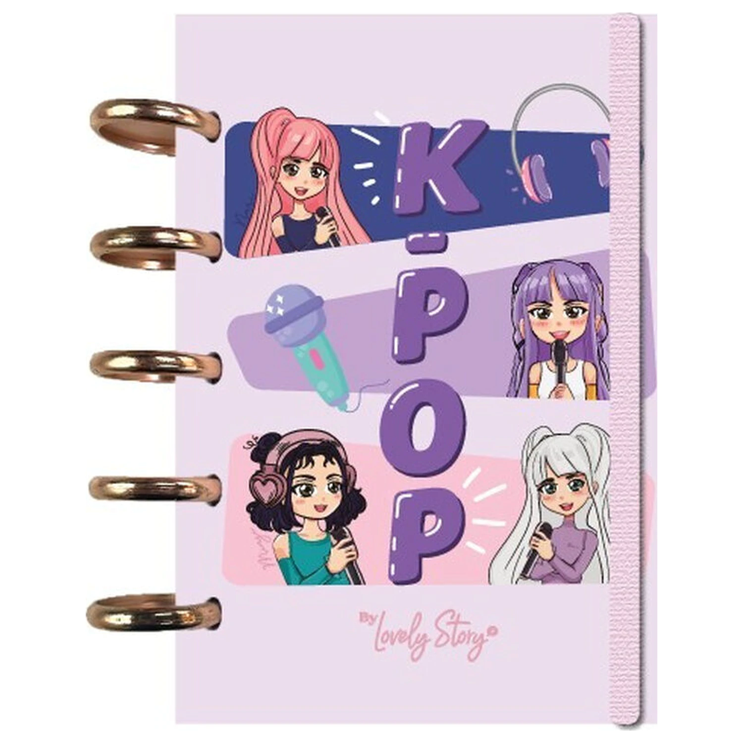 K-Pop Pink A6 caiet poza produsului