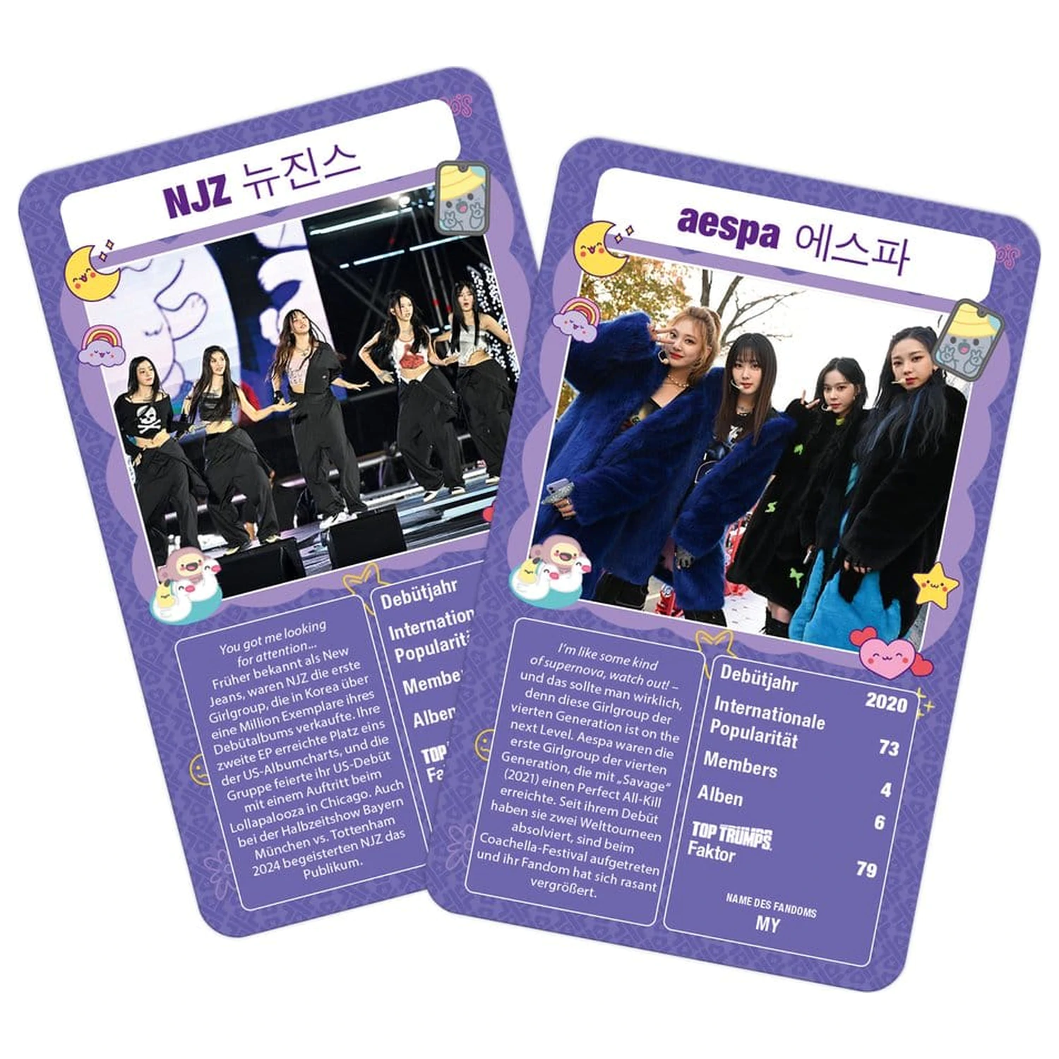 K-Pop Card Game Top Trumps Versiunea germana poza produsului