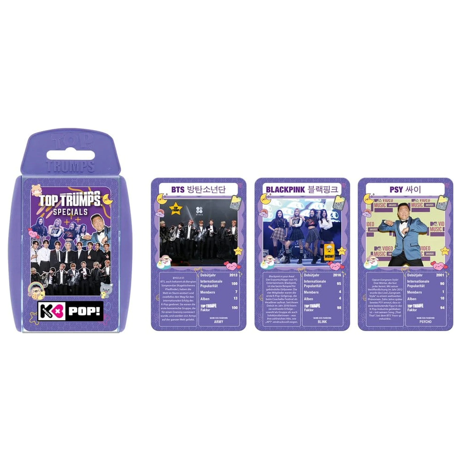 K-Pop Card Game Top Trumps Versiunea germana poza produsului
