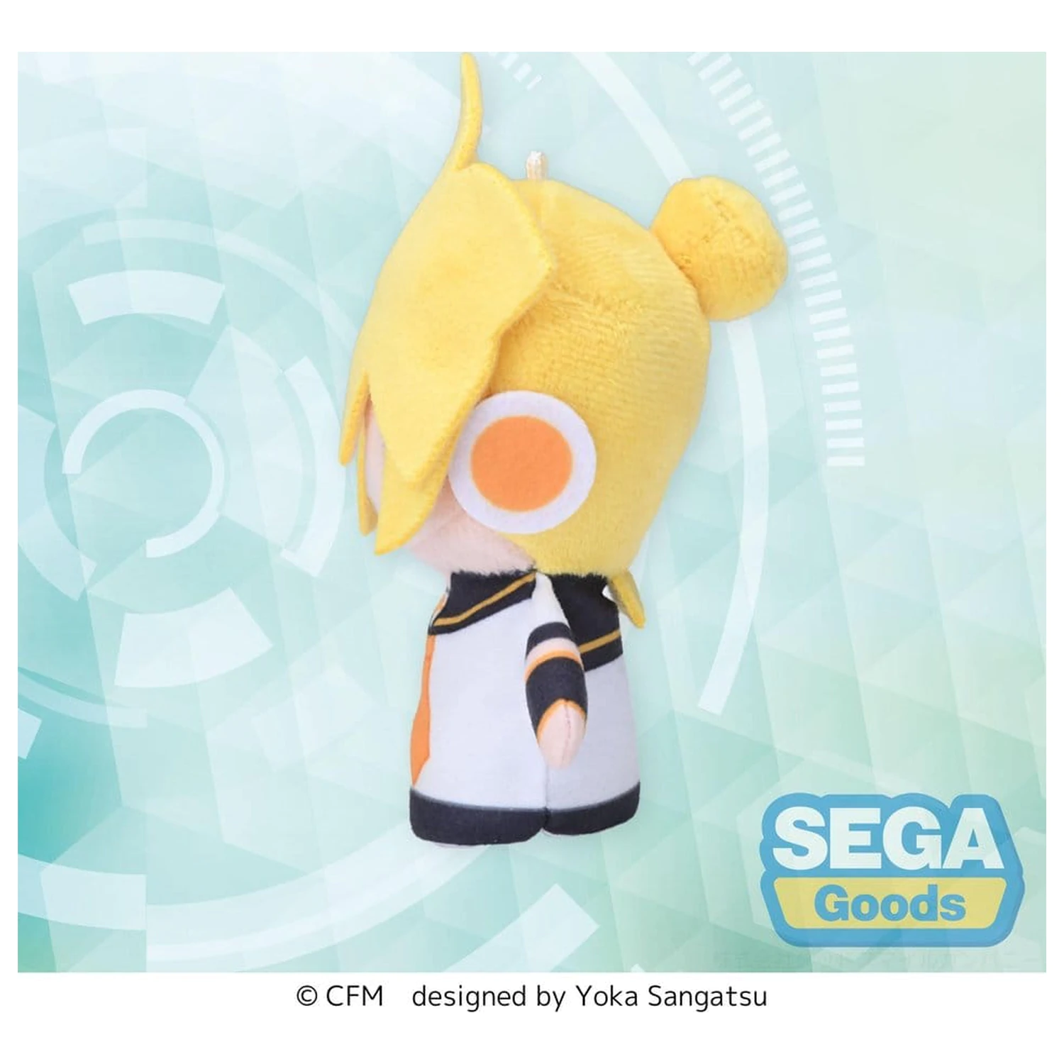 Figurina de plus Kagamine Rin & Len Fuwa Petit Mascota de deget Kagamine Len 10 cm poza produsului