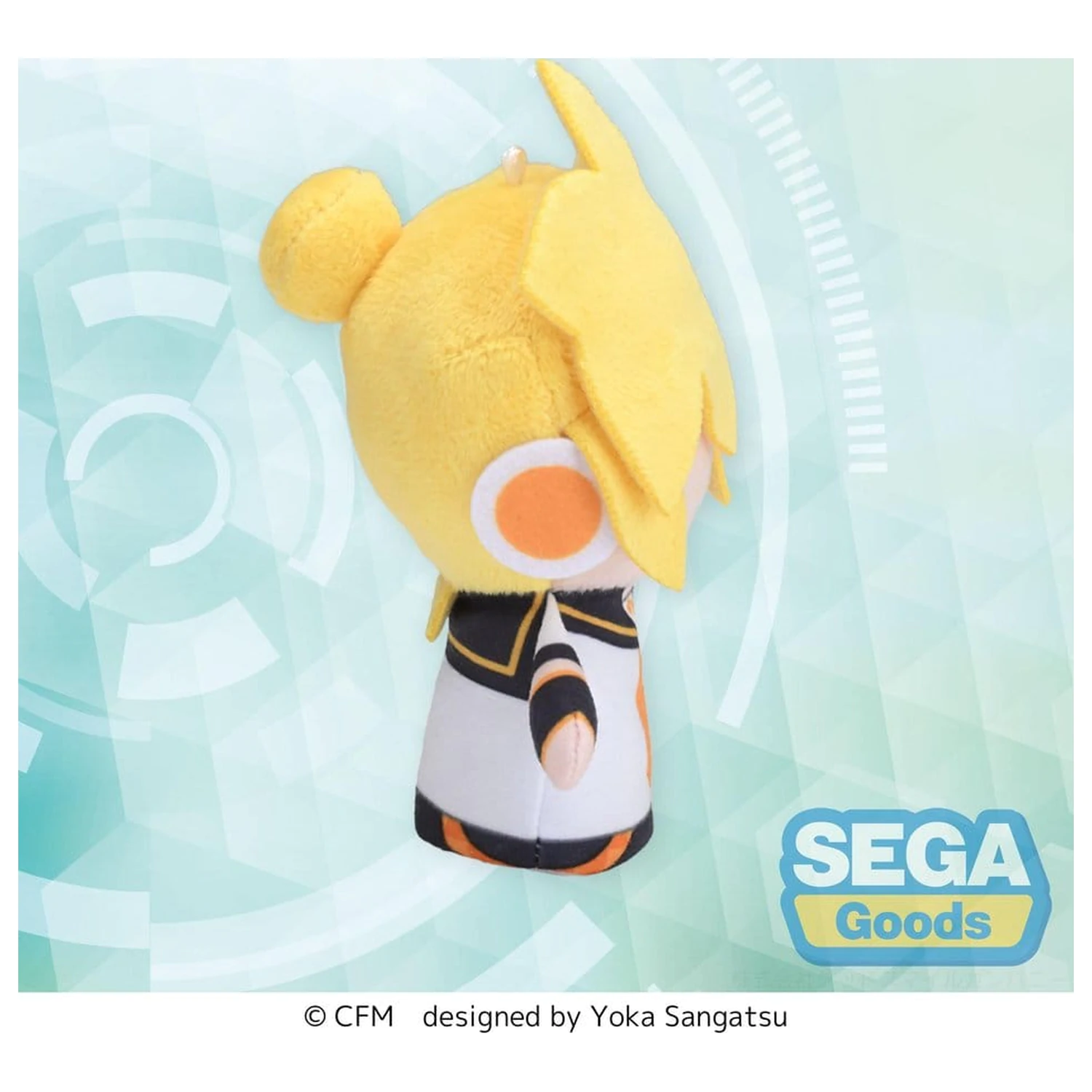 Figurina de plus Kagamine Rin & Len Fuwa Petit Mascota de deget Kagamine Len 10 cm poza produsului