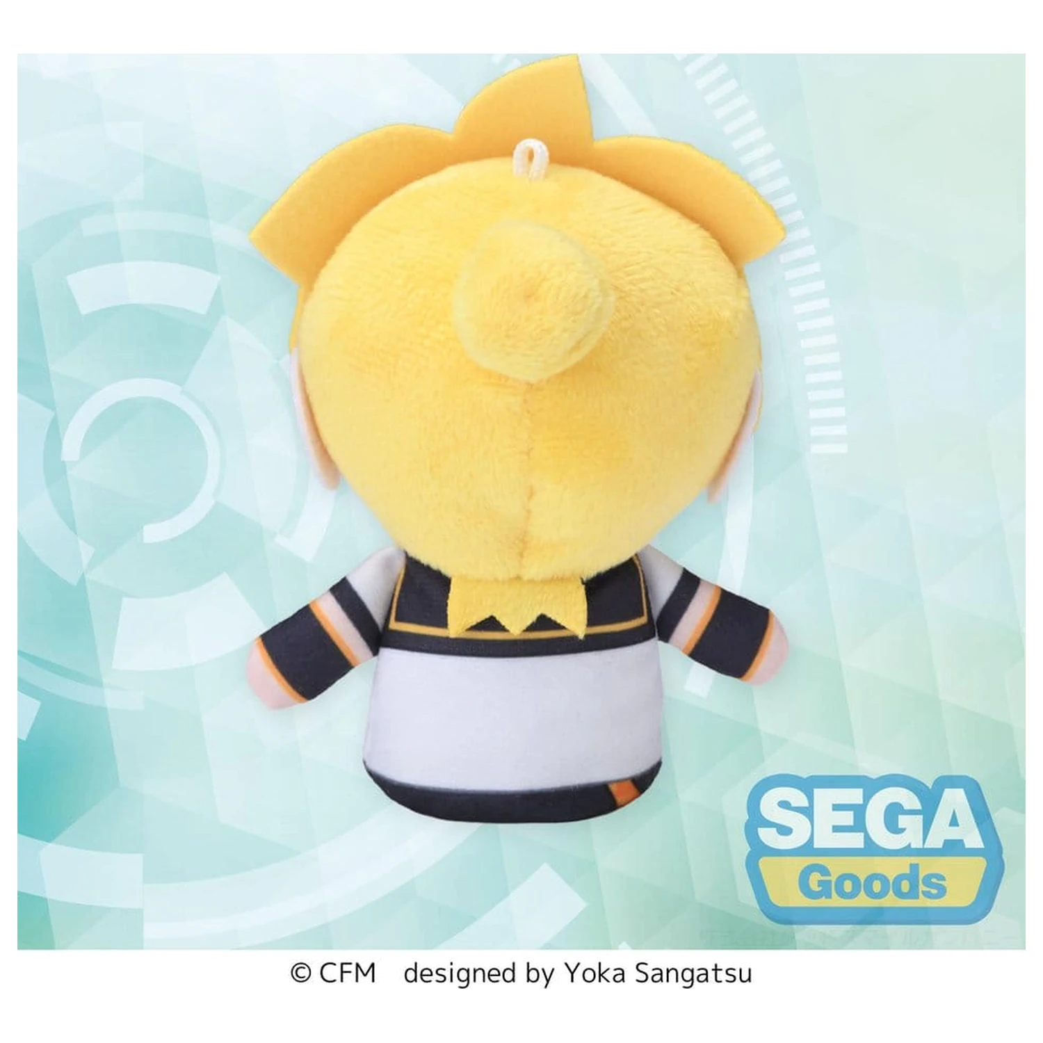Figurina de plus Kagamine Rin & Len Fuwa Petit Mascota de deget Kagamine Len 10 cm poza produsului