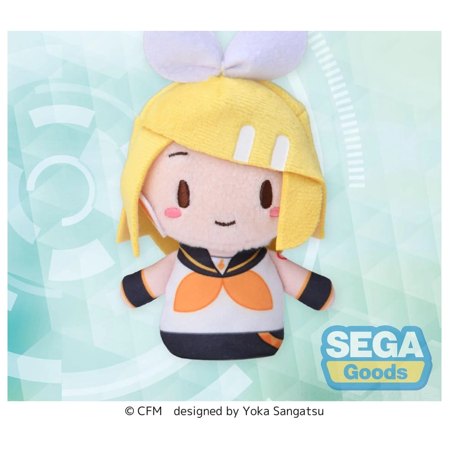 Kagamine Rin & Len Fuwa Petit Plush Kagamine Rin Mascot de deget 10 cm poza produsului
