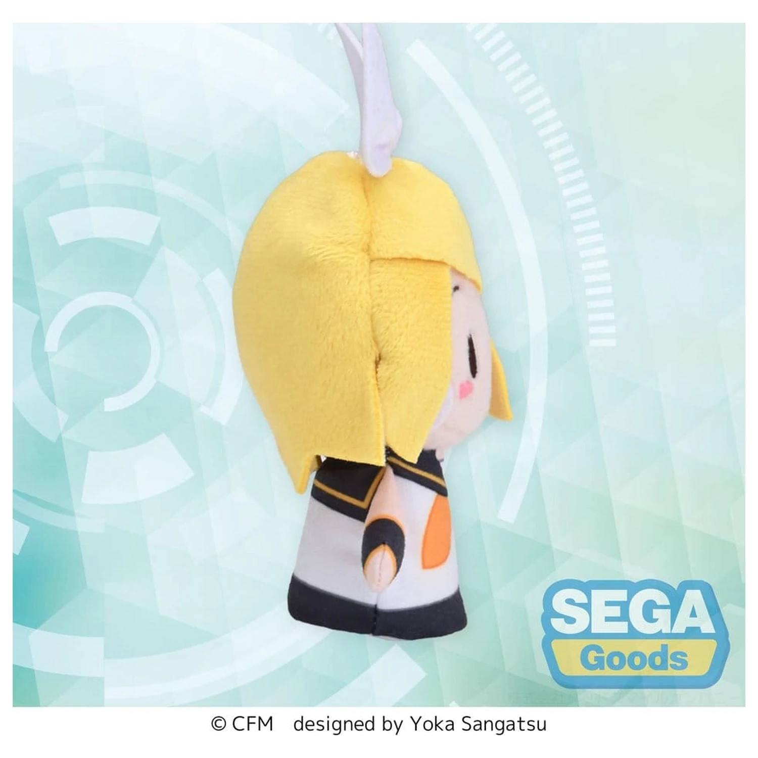Kagamine Rin & Len Fuwa Petit Plush Kagamine Rin Mascot de deget 10 cm poza produsului
