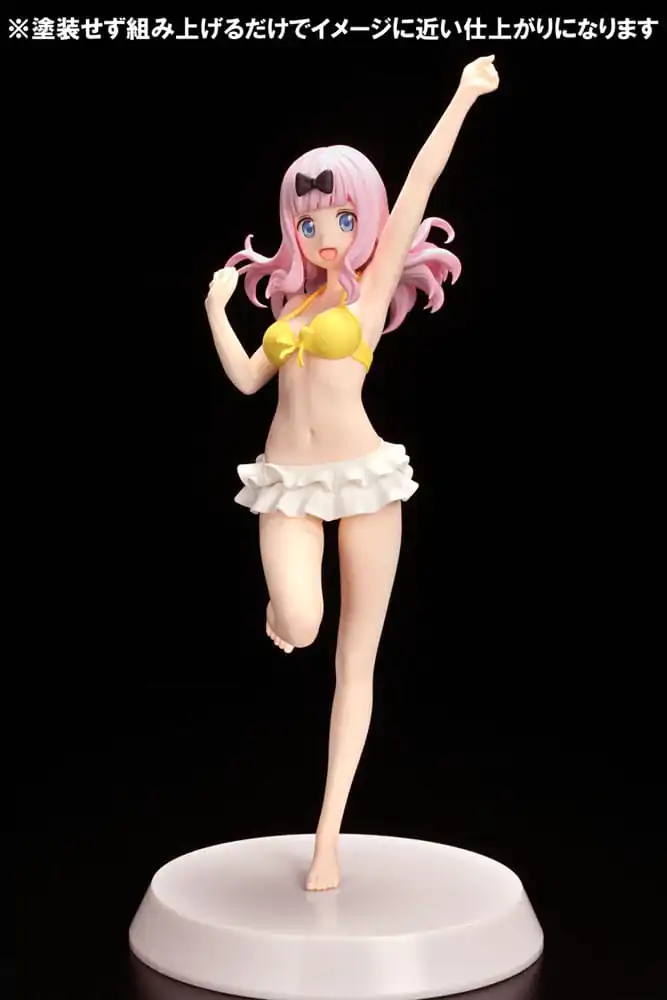 Kaguya-sama: Love is War Summer Queens statuie PVC 1/8 Asamblează Eroine Chika Fujiwara Figurina Kit Ver. 23 cm poza produsului