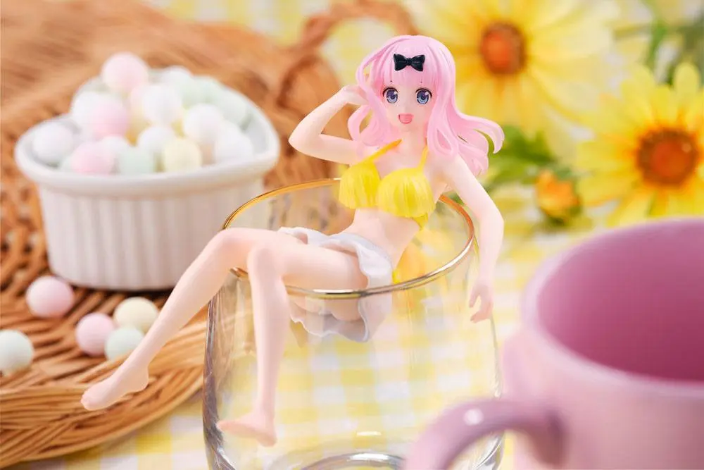 Kaguya-sama: Love is War PVC Statue Ultra Romantic Aqua Float Girls Figure Chika Fujiwara Statuie PVC poza produsului