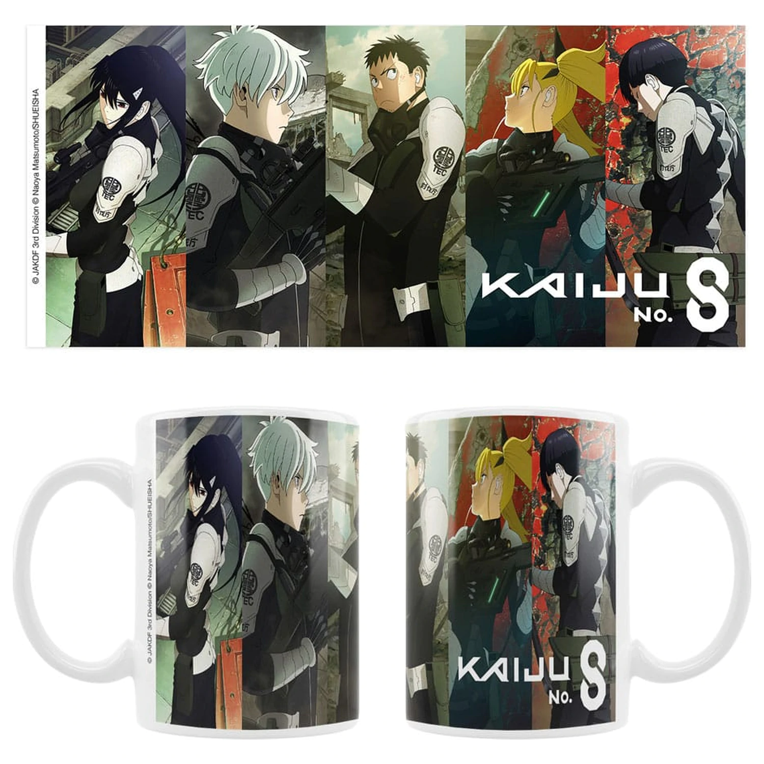 Kaiju No. 8 Cană ceramică Mina, Reno, Kafka, Kikoru, Hoshina poza produsului