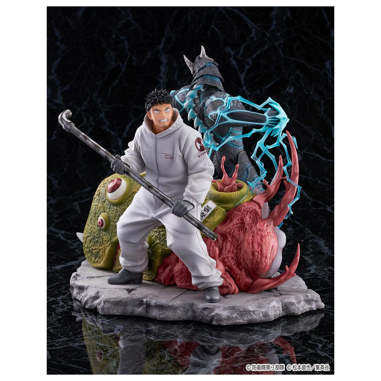 Kaiju No.8 SHIBUYA SCRAMBLE FIGURE Statuie din PVC 1/7 Kaiju No.8 & Kafka Hibino 29 cm poza produsului