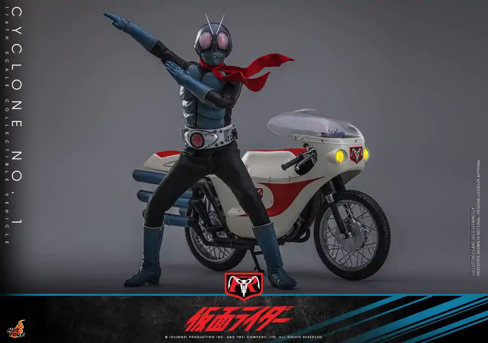 Kamen Rider 1/6 Ciclonul Nr. 1 19 cm poza produsului