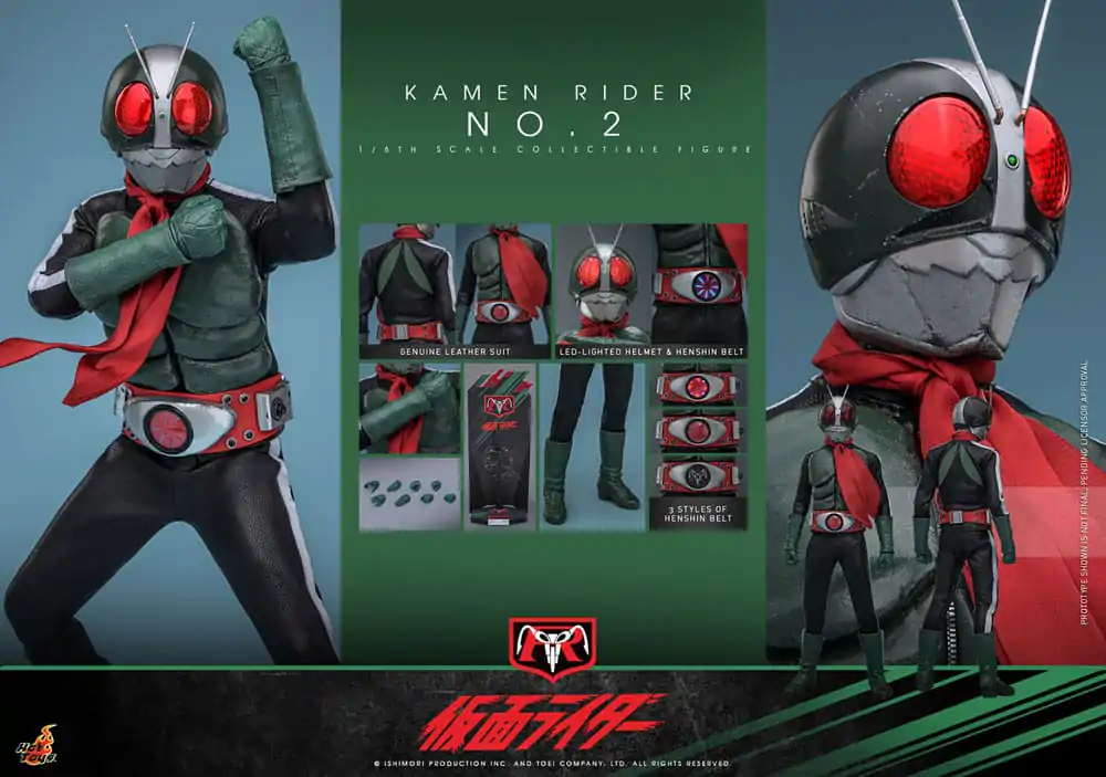 Figurină de acțiune Kamen Rider 1/6 Kamen Rider No. 2 30 cm poza produsului
