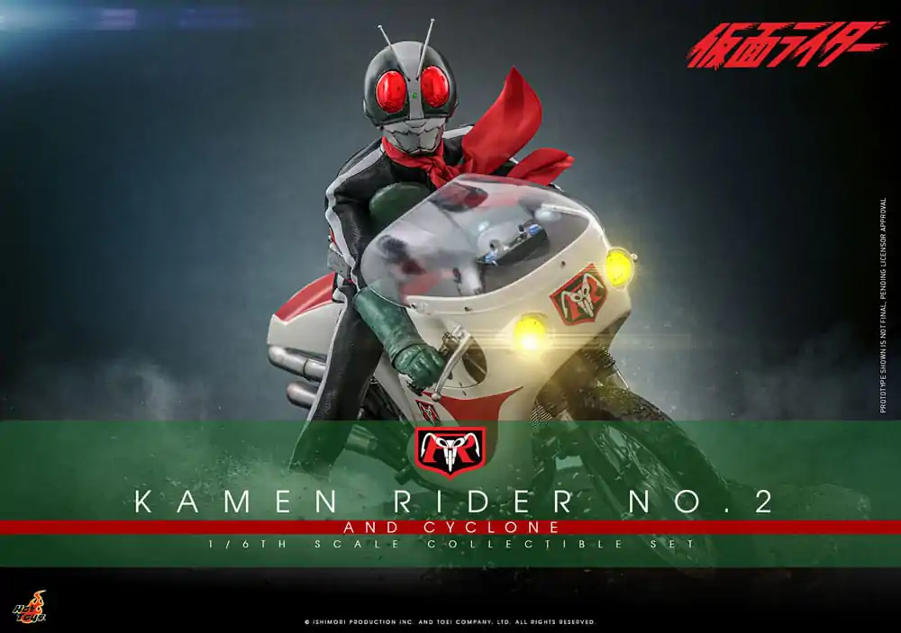 Kamen Rider 1/6 Kamen Rider No. 2 and Cylone 30 cm poza produsului