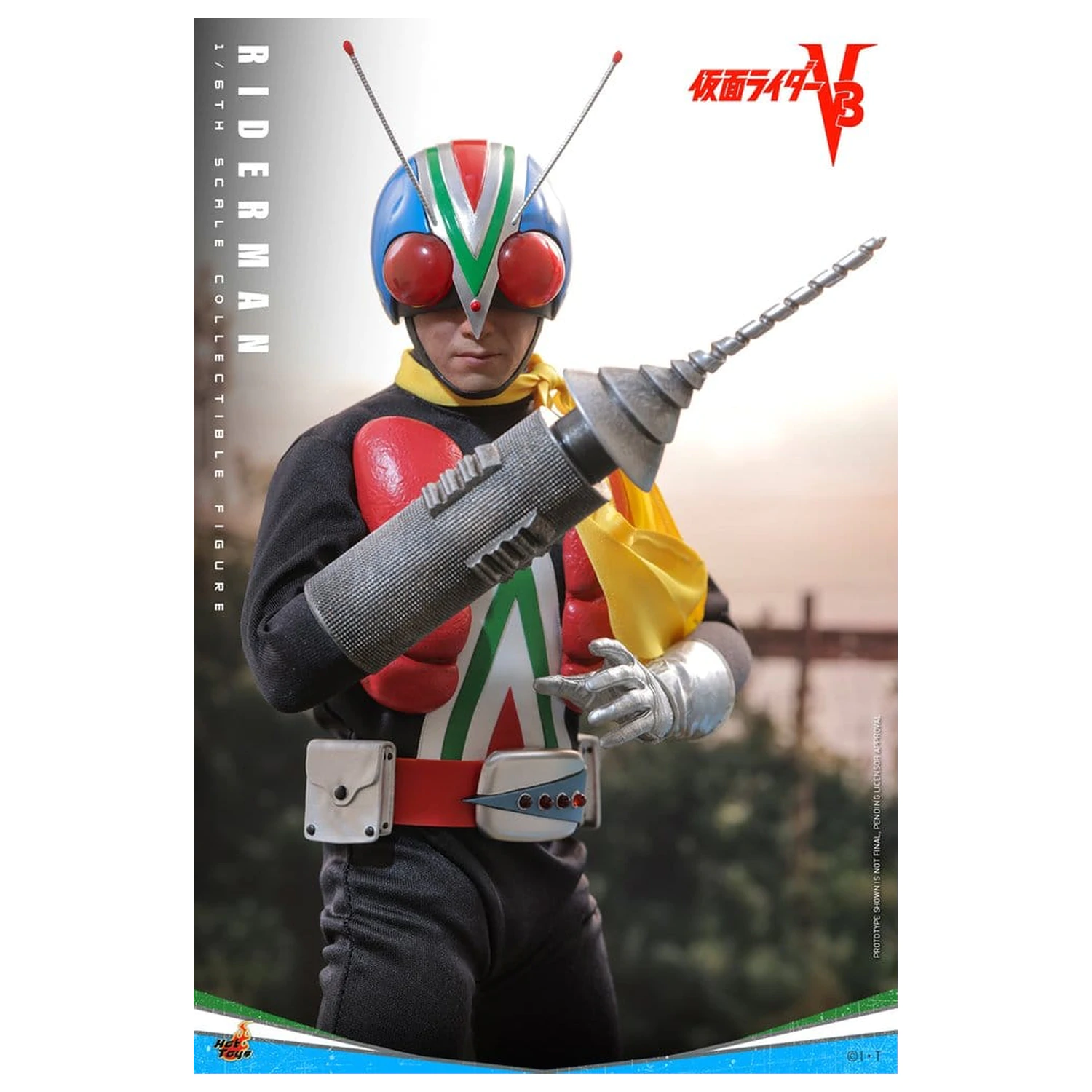 Kamen Rider Figurina de acțiune 1/6 Riderman 30 cm poza produsului