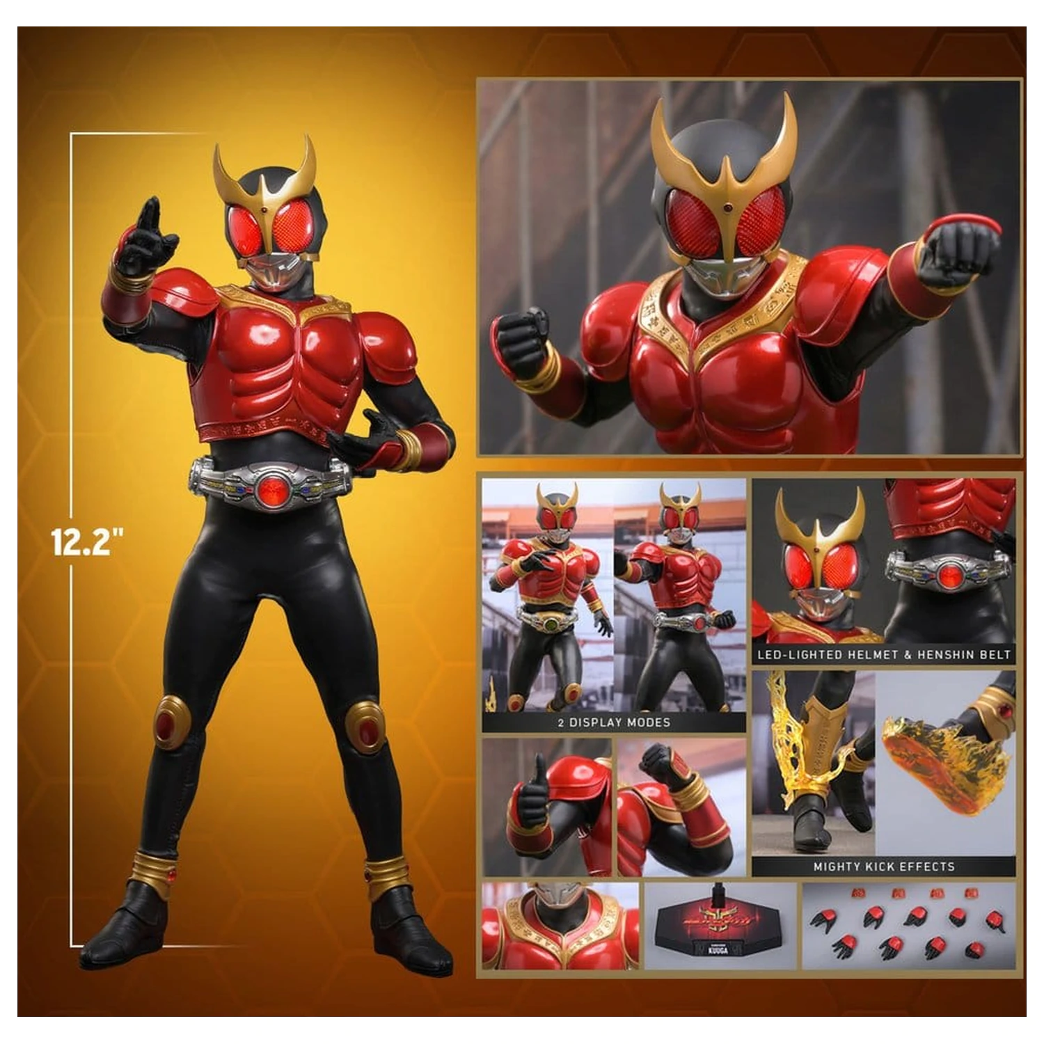 Kamen Rider figurina de actiune 1/6 Kuuga 31 cm poza produsului