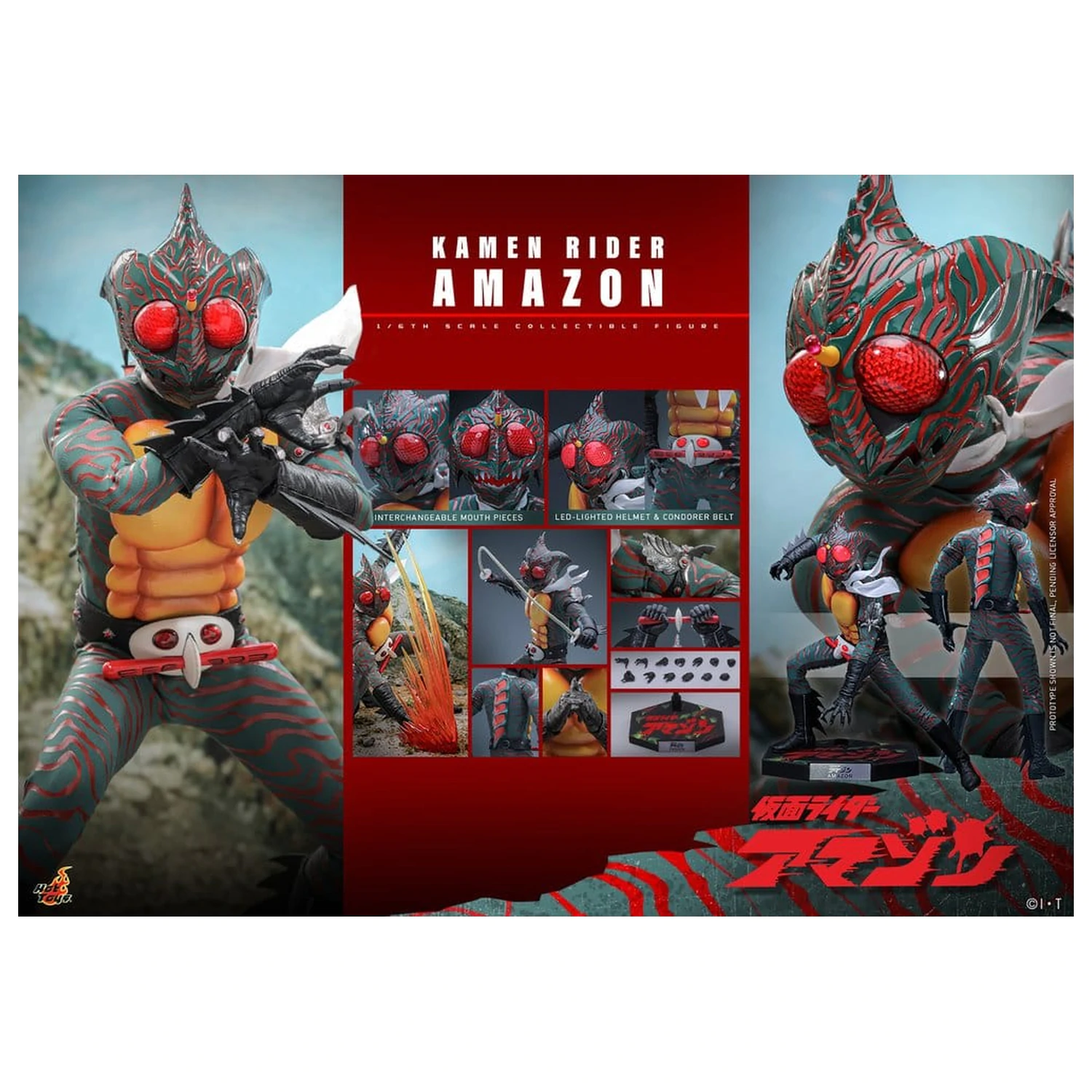 Kamen Rider Amazon figurină de acțiune 1/6 Amazon (Daisuke Yamamoto) 30 cm poza produsului