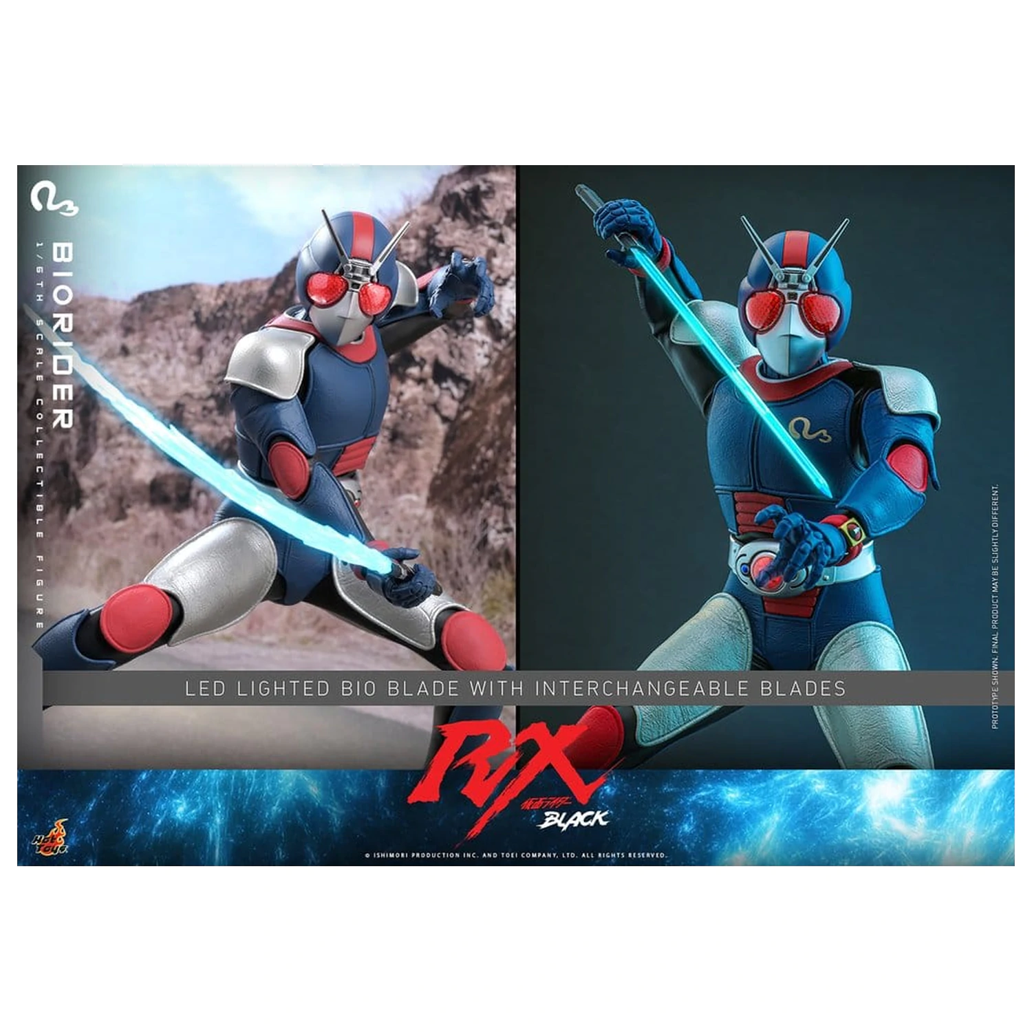 Kamen Rider Black RX Action Figure 1/6 BioRider 31 cm poza produsului
