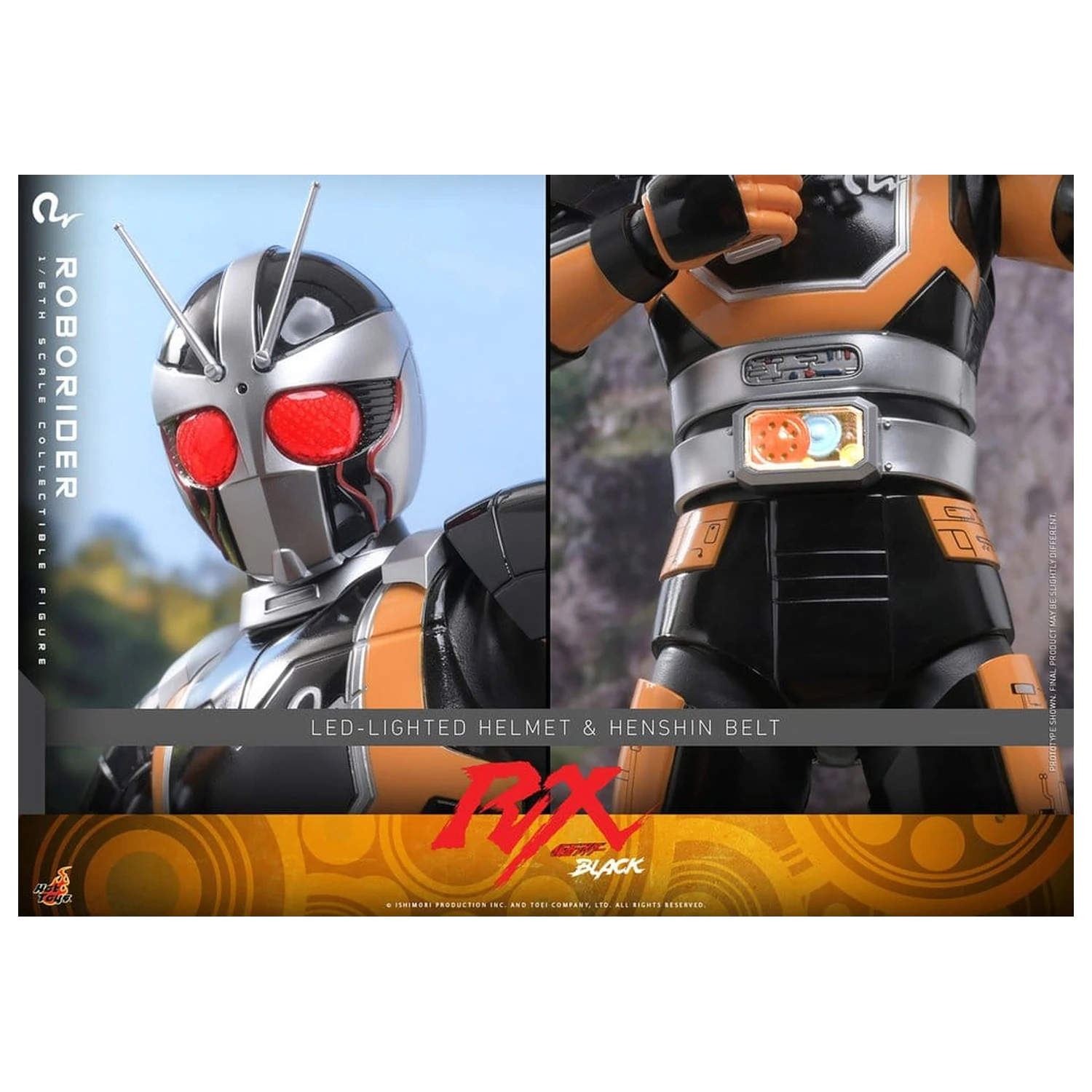 Kamen Rider Black RX Figurina de acțiune 1/6 RoboRider 31 cm poza produsului