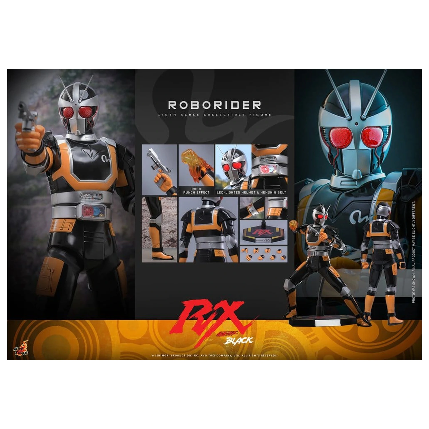 Kamen Rider Black RX Figurina de acțiune 1/6 RoboRider 31 cm poza produsului