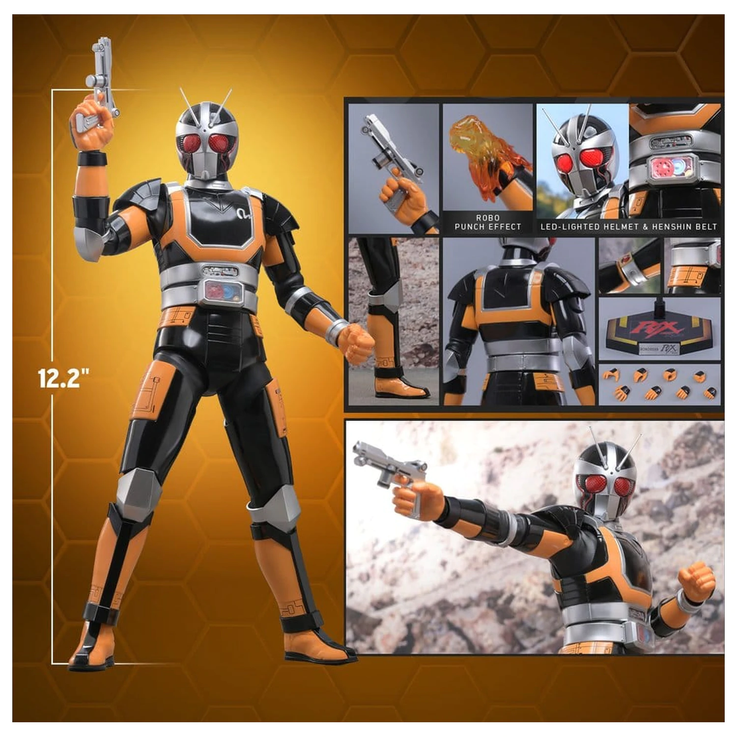 Kamen Rider Black RX Figurina de acțiune 1/6 RoboRider 31 cm poza produsului