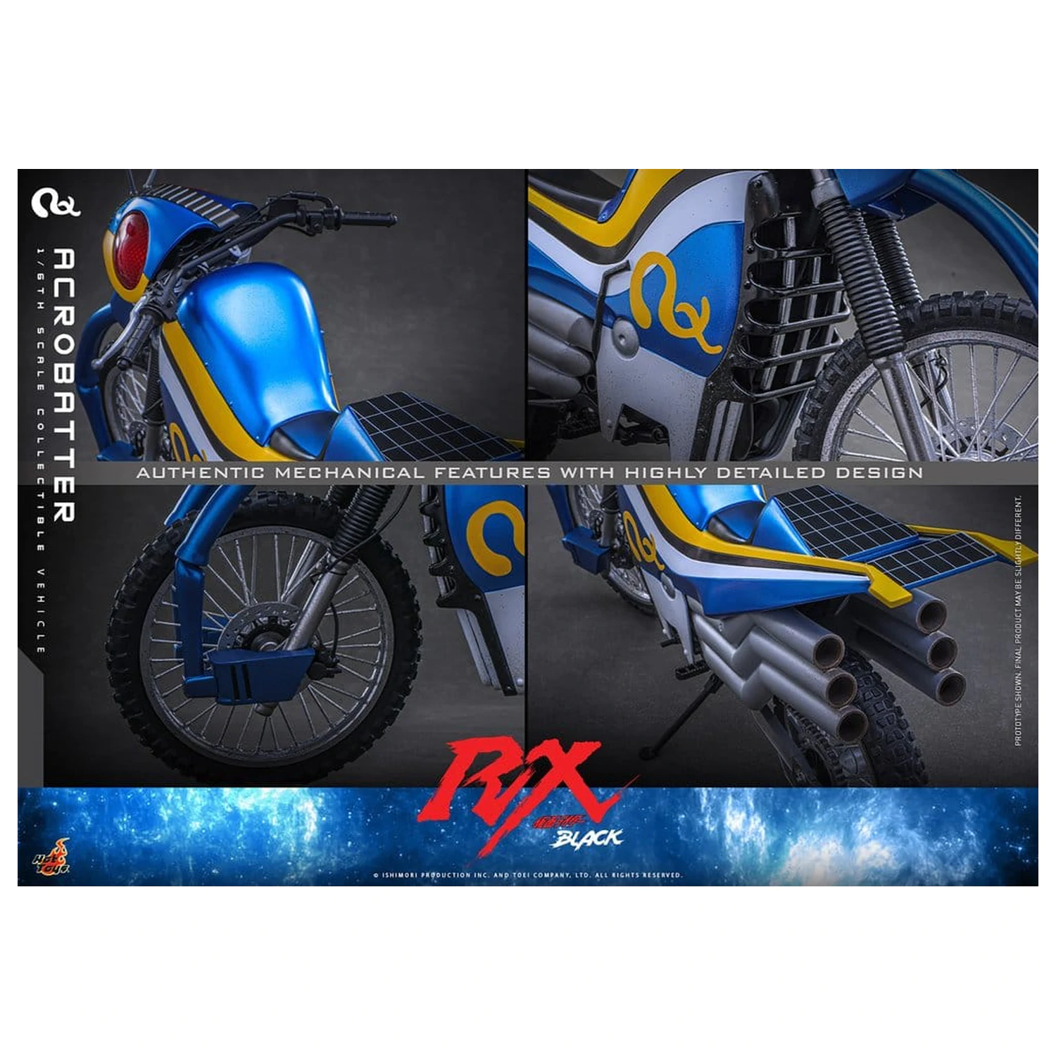 Kamen Rider Black RX Vehicul 1/6 Acrobatter 38 cm poza produsului