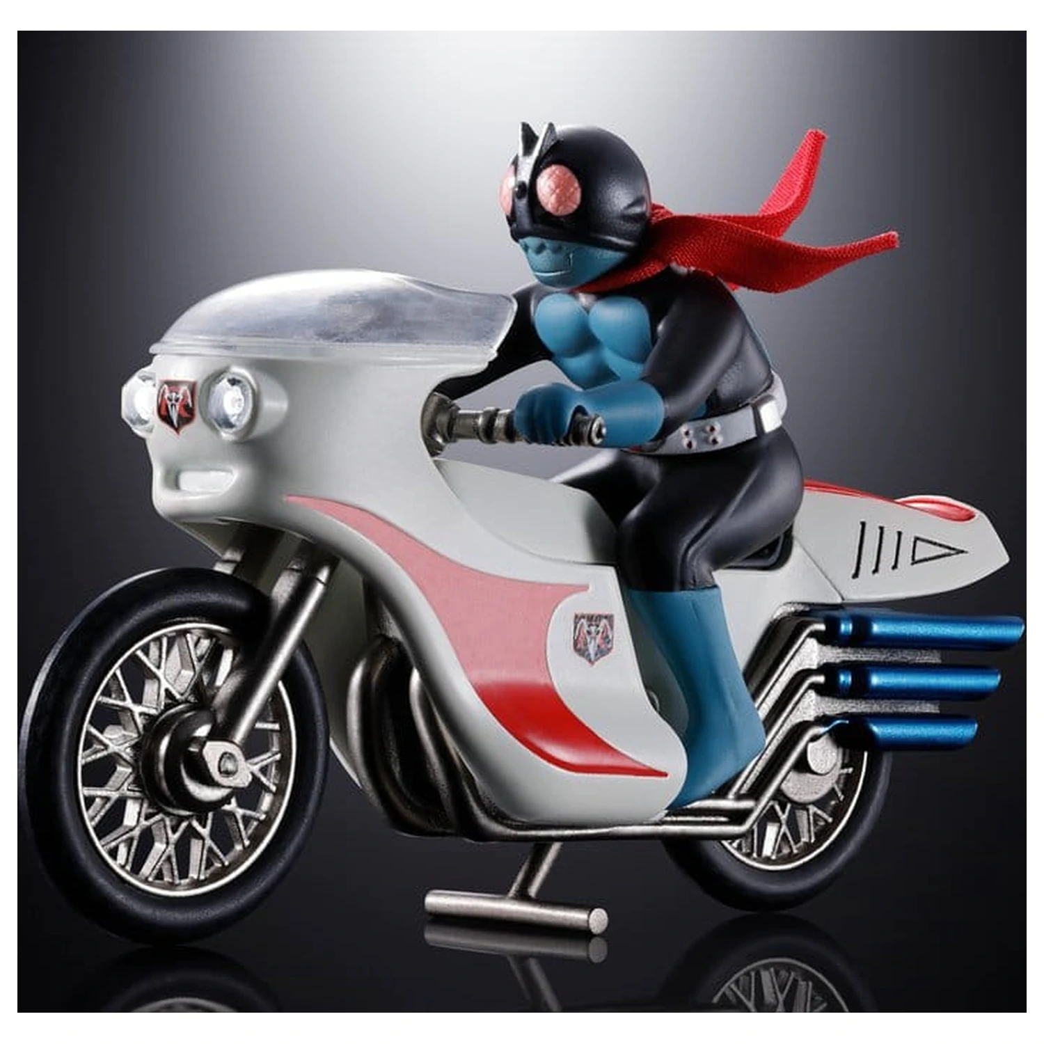 Kamen Rider Chogokin Figurina Diecast de acțiune Cyclone (Masked Rider 1) 9 cm poza produsului