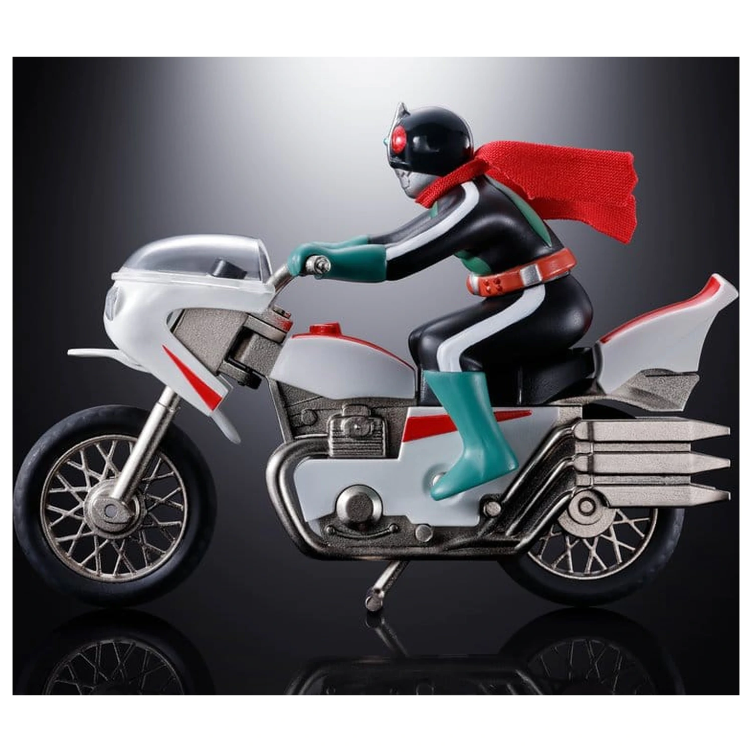 Kamen Rider Chogokin Diecast Action Figure Cyclone (Masked Rider 2) 9 cm poza produsului