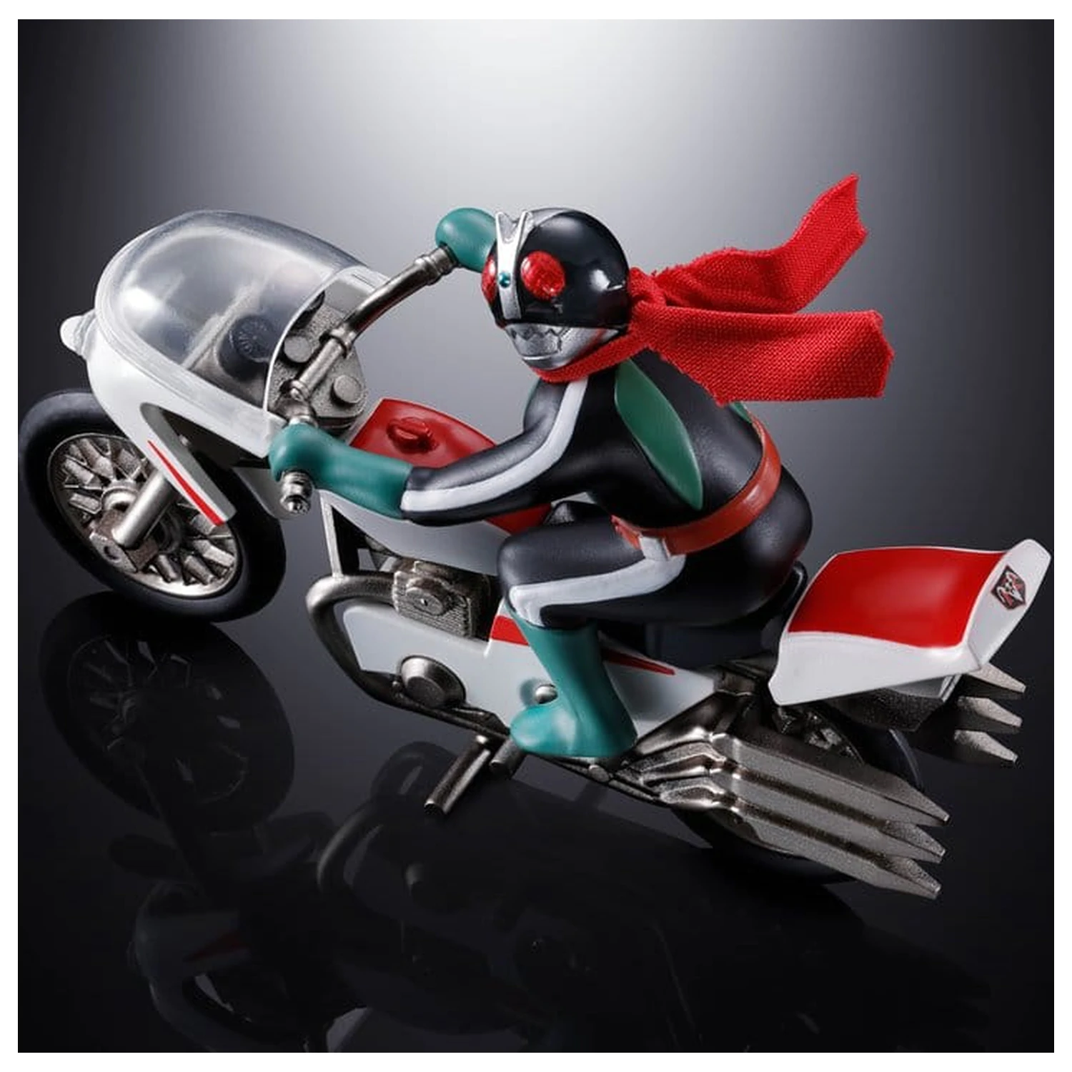 Kamen Rider Chogokin Diecast Action Figure Cyclone (Masked Rider 2) 9 cm poza produsului