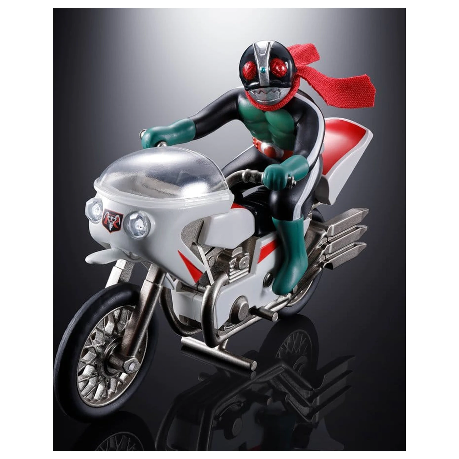 Kamen Rider Chogokin Diecast Action Figure Cyclone (Masked Rider 2) 9 cm poza produsului
