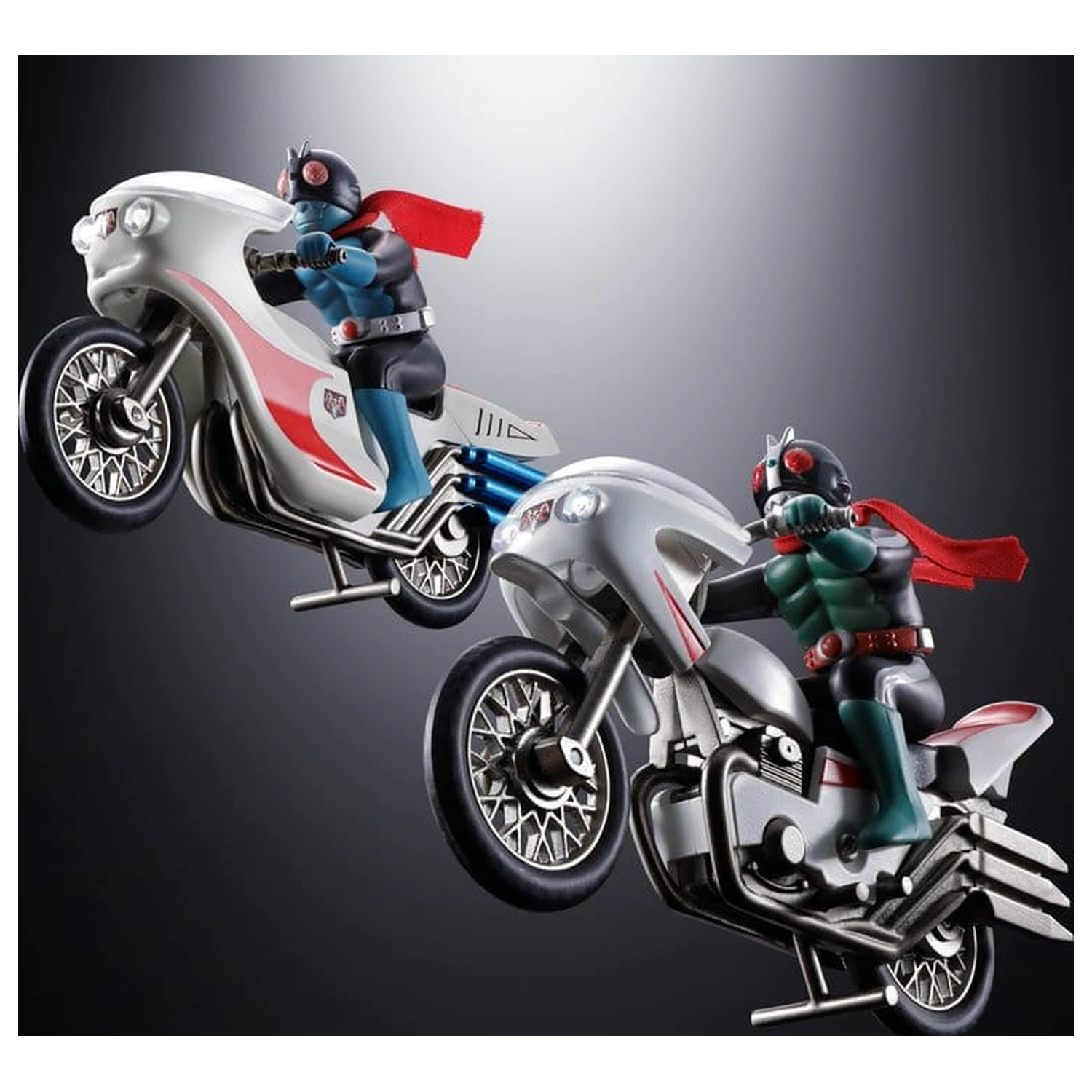 Kamen Rider Chogokin Diecast Action Figure Cyclone (Masked Rider 2) 9 cm poza produsului