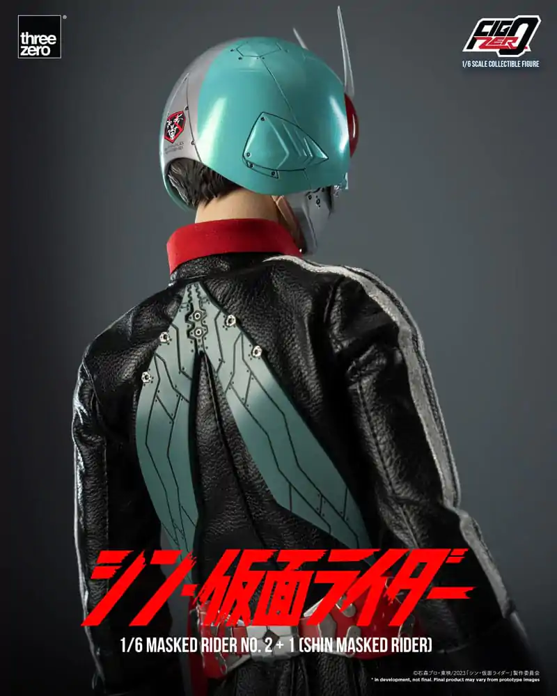 Figurină de acțiune Kamen Rider FigZero 1/6 Masked Rider No.2+1 (Shin Masked Rider) 32 cm poza produsului