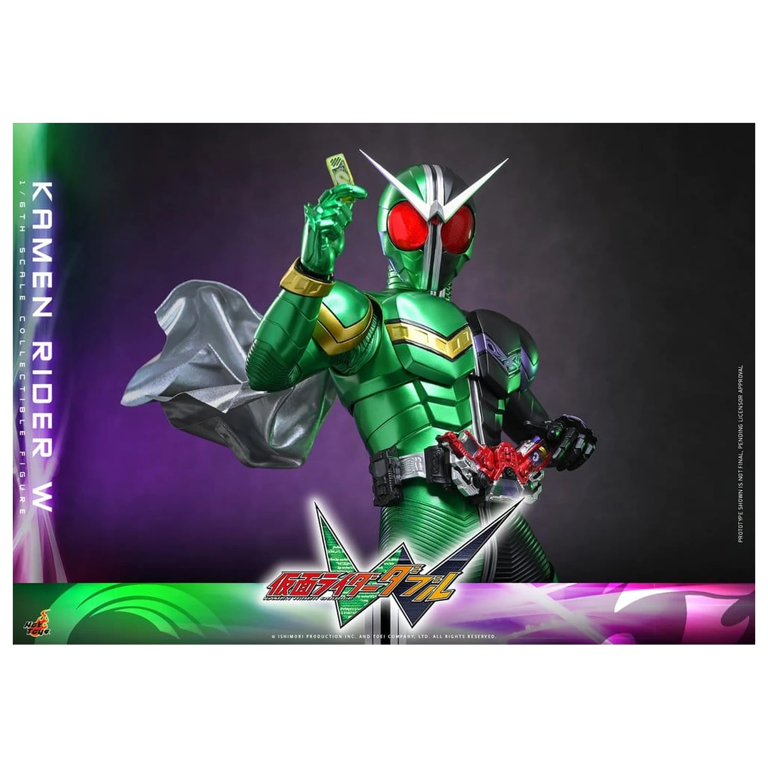 Figurina de actiune Kamen Rider Television Masterpiece Series 1/6 Kamen Rider W 31 cm poza produsului