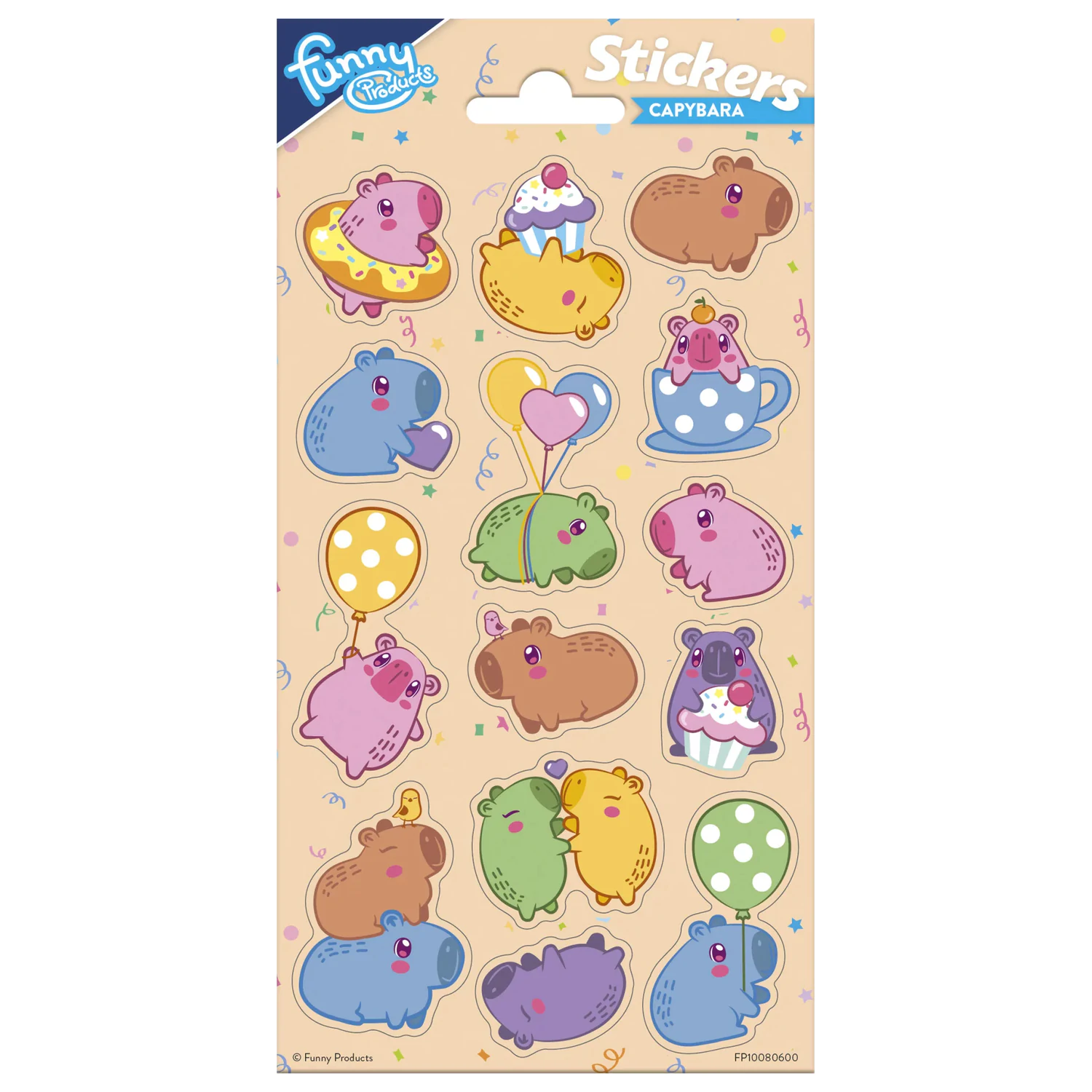 Capybara autocolant Balon poza produsului