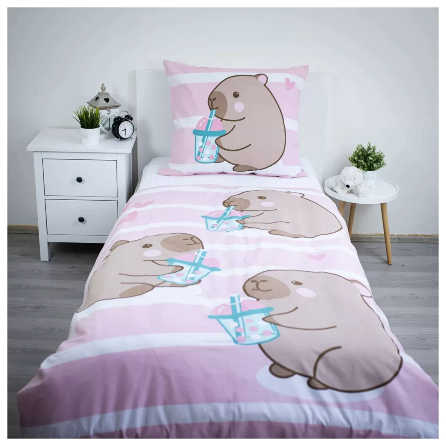 Capybara Bubble Husă de plapumă poza produsului
