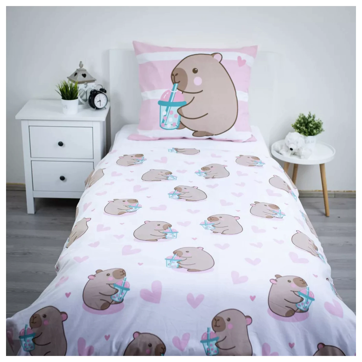 Capybara Bubble Husă de plapumă poza produsului