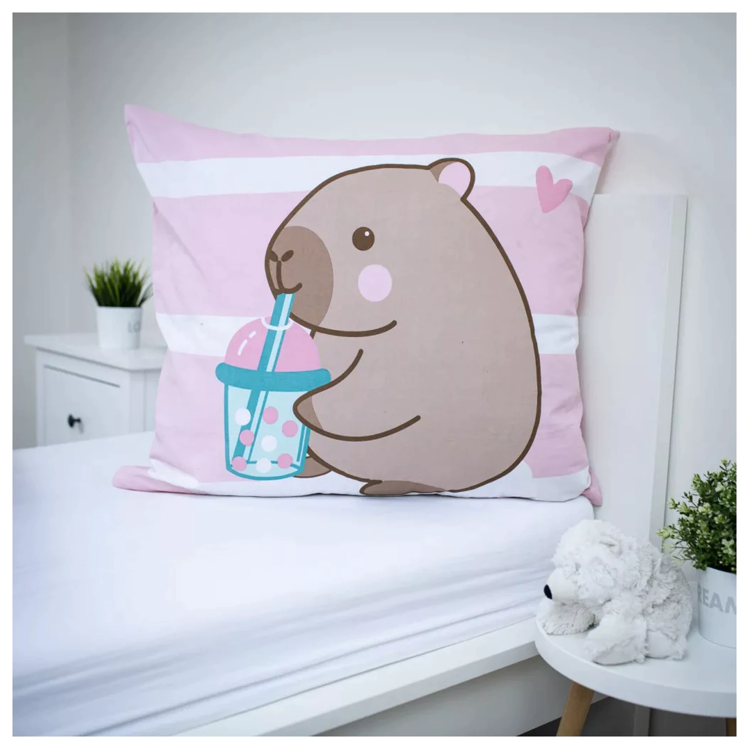 Capybara Bubble Husă de plapumă poza produsului
