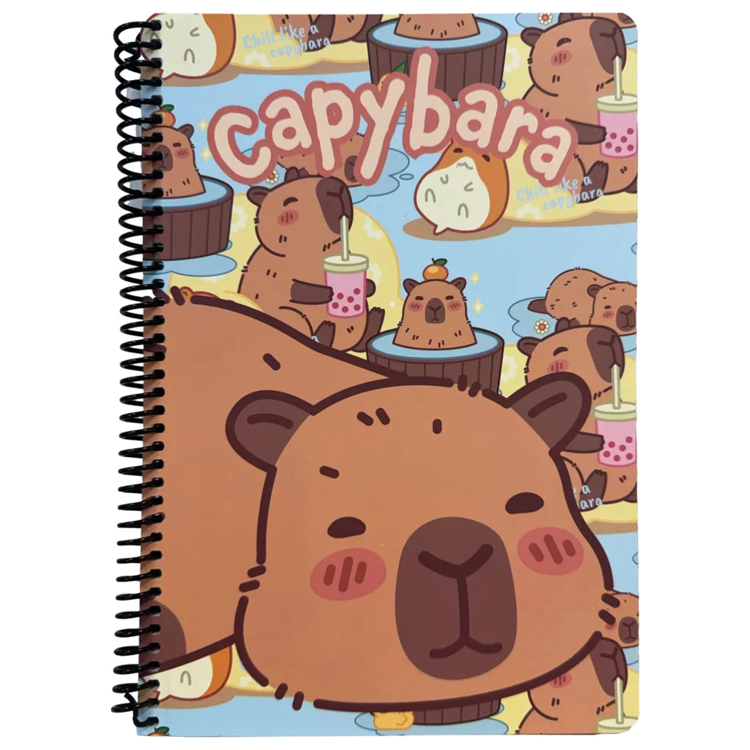 Capybara Chill B/5 caiet cu spirala liniat 70 file poza produsului
