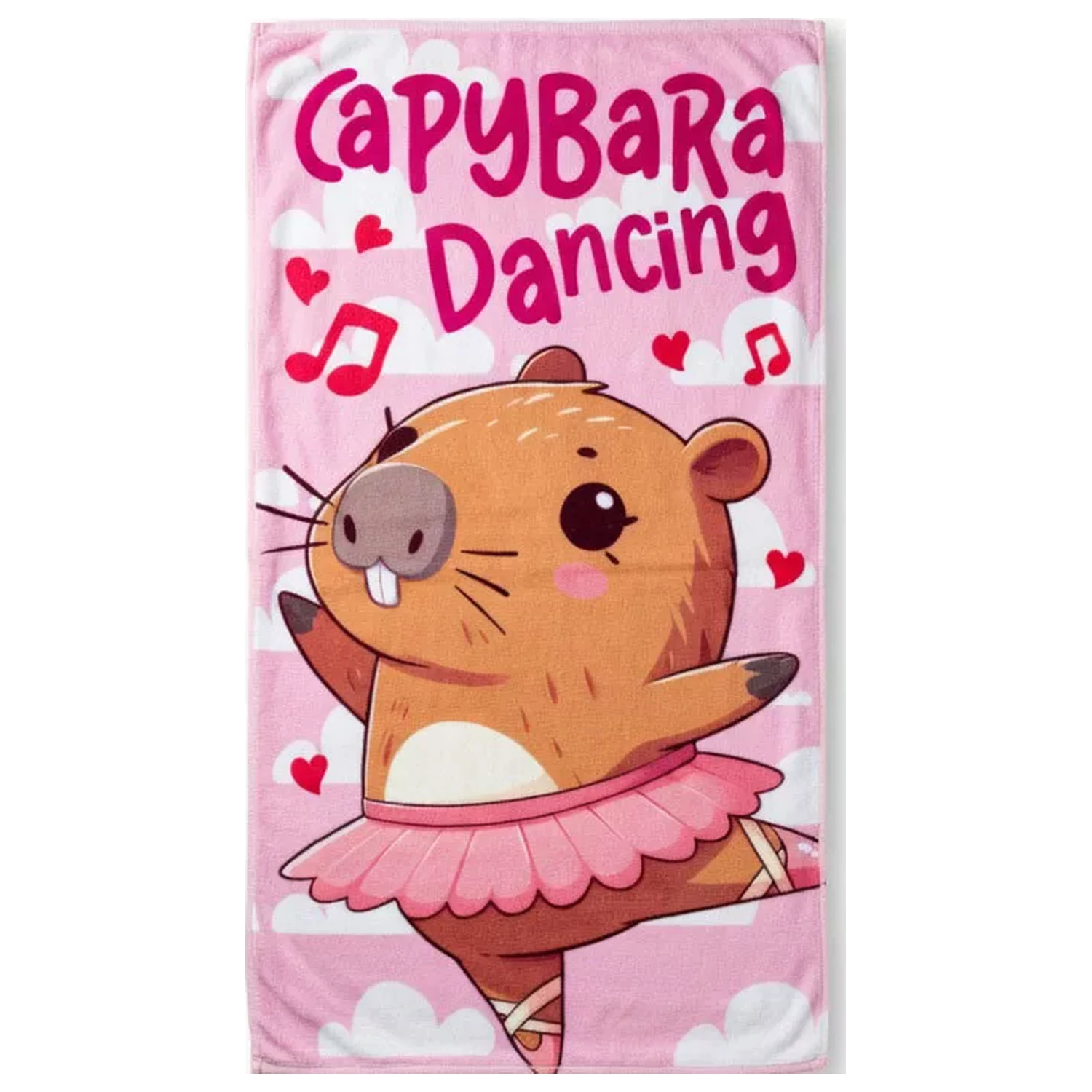 Prosop Capybara Dancing 70x140cm poza produsului