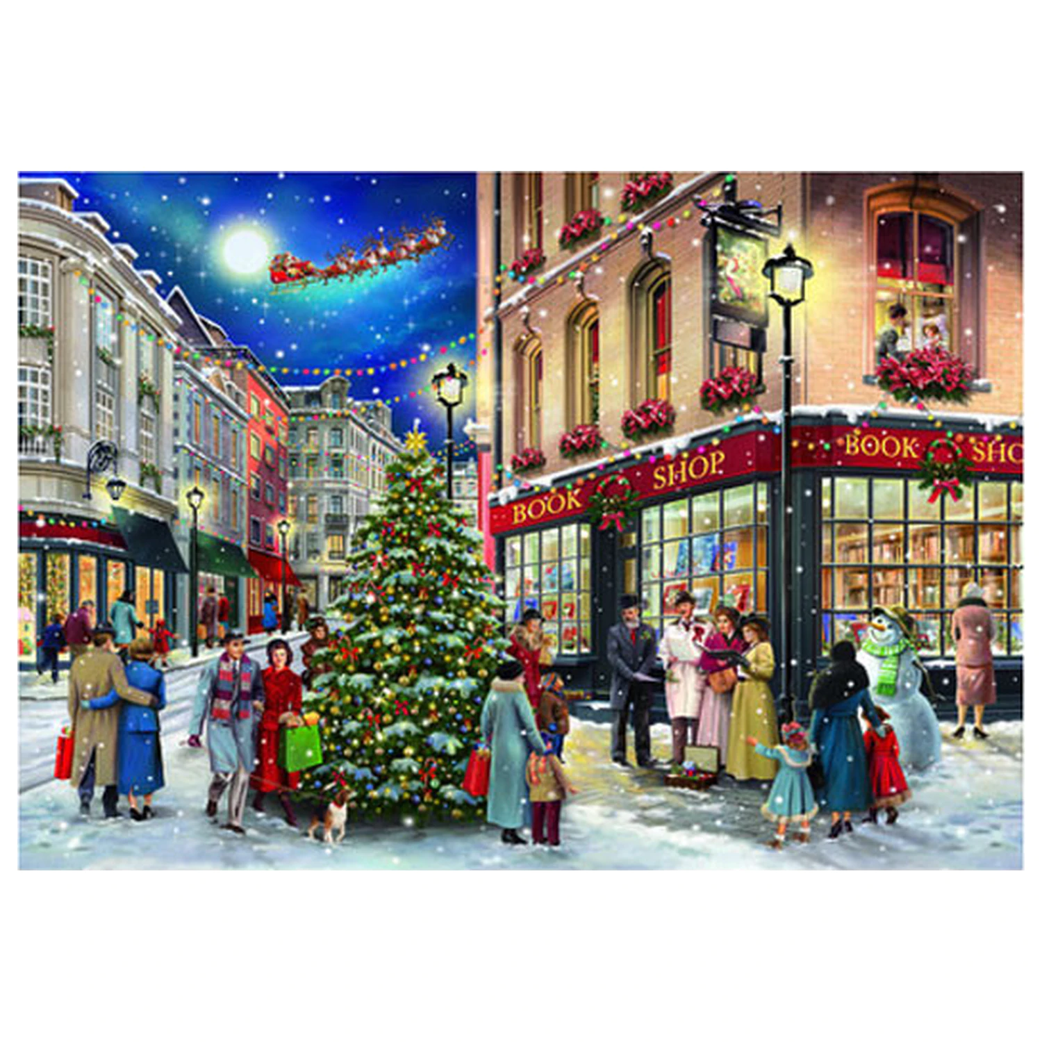 Christmas Classic Stroll puzzle de 1000 de piese poza produsului
