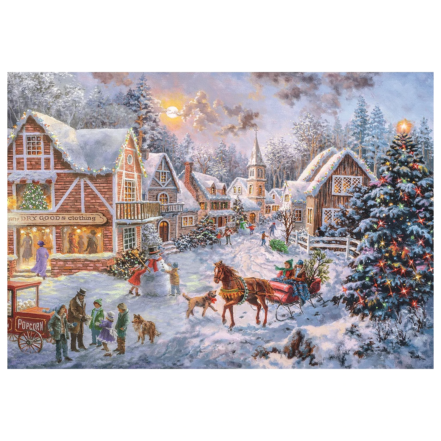 Christmas Getting Ready Puzzle cu 1000 de piese poza produsului
