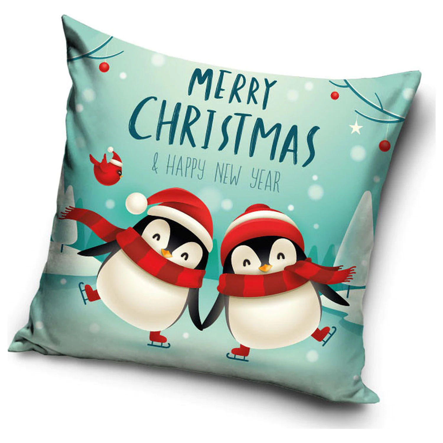 Fata de perna Christmas Penguins poza produsului