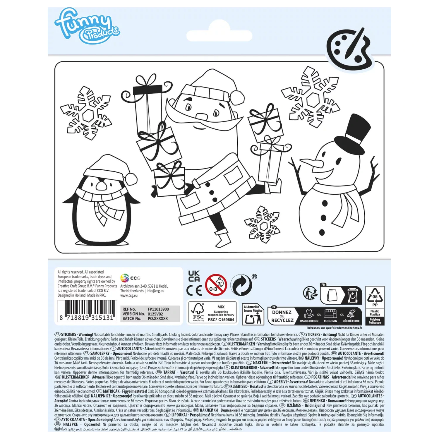 Sticker brad de Crăciun poza produsului