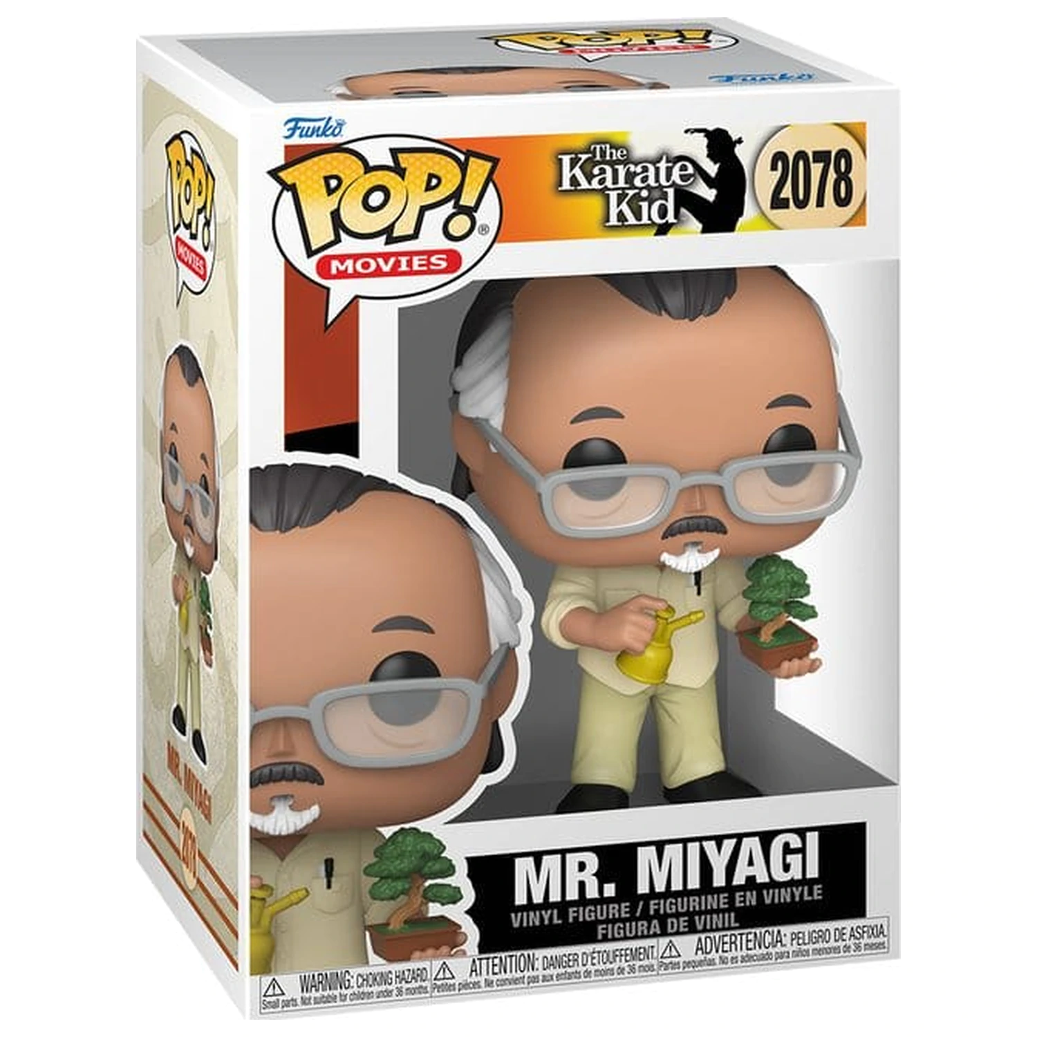 Karate Kid Funko POP! Movies Figurină de vinil Mr. Miyagi w/BT 9 cm poza produsului