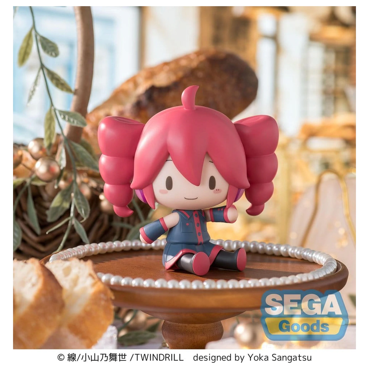 Kasane Teto fuwa petit Mini Figura Kasane Teto 8 cm poza produsului