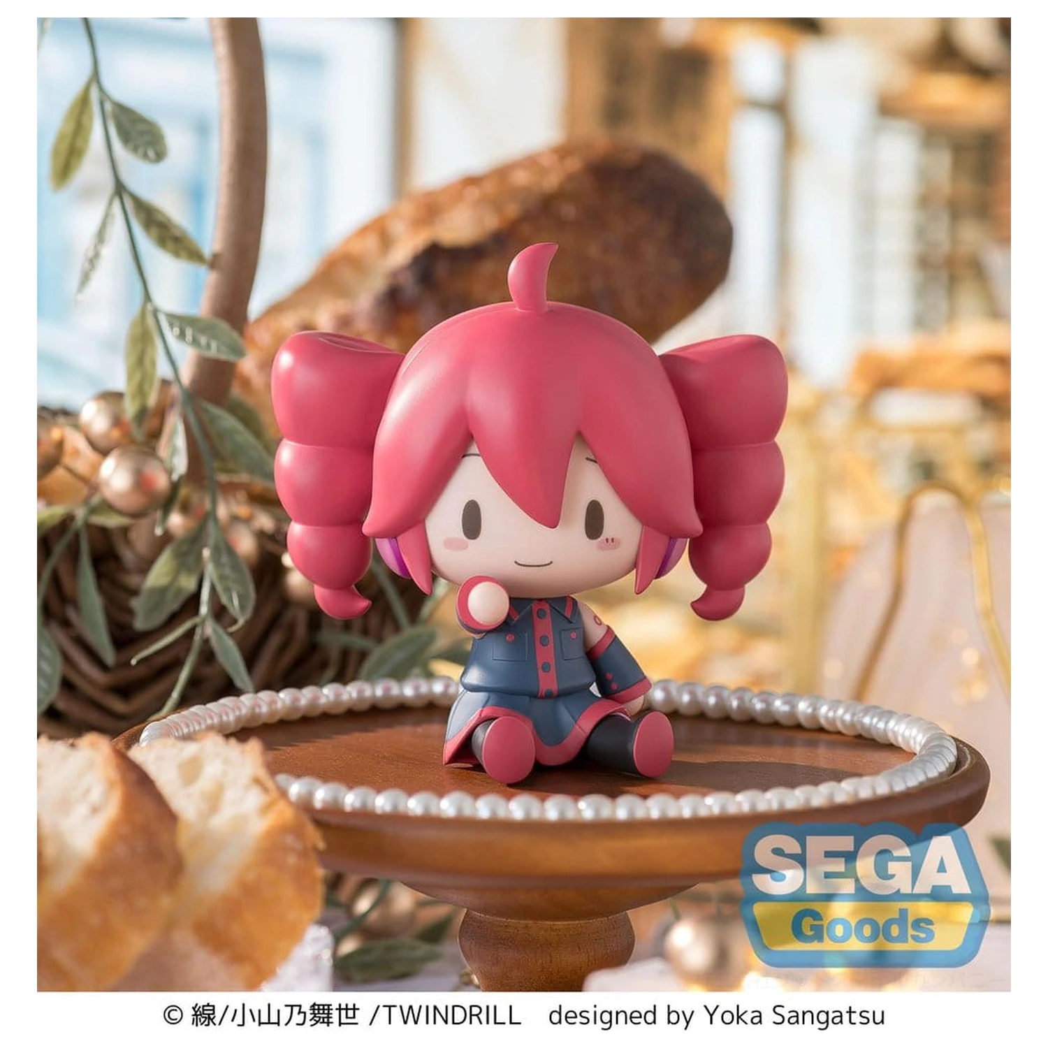 Kasane Teto fuwa petit Mini Figura Kasane Teto 8 cm poza produsului