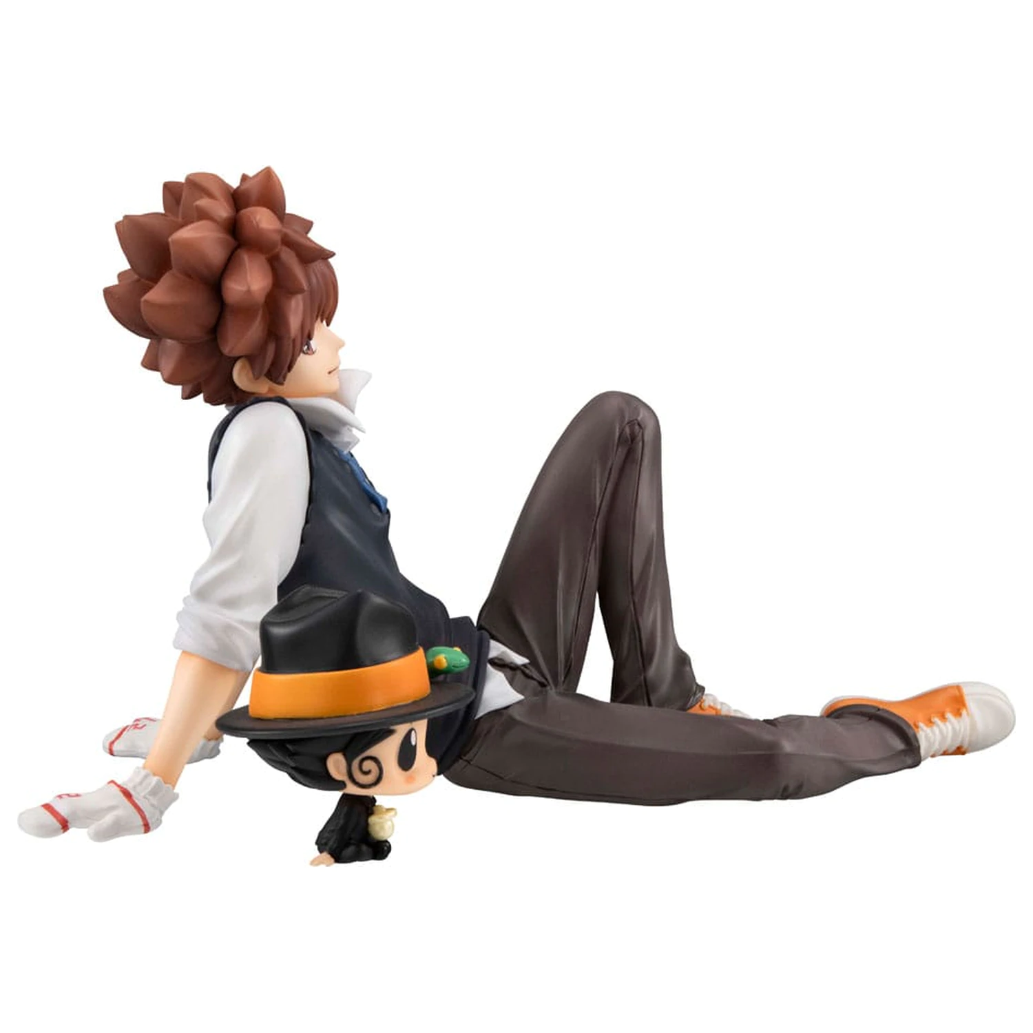 Katekyo Hitman Reborn! Seria G.E.M. Statueta din PVC Tsuna & Reborn de marimea palmei 9 cm poza produsului