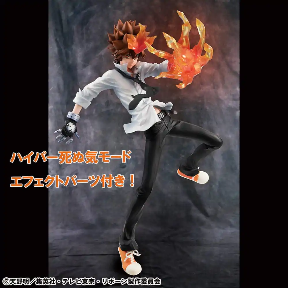 Katekyo Hitman Reborn! G.E.M. Series PVC Statuie Tsunayoshi Sawada & Kyoya Hibari & Reborn Set 21 cm poza produsului