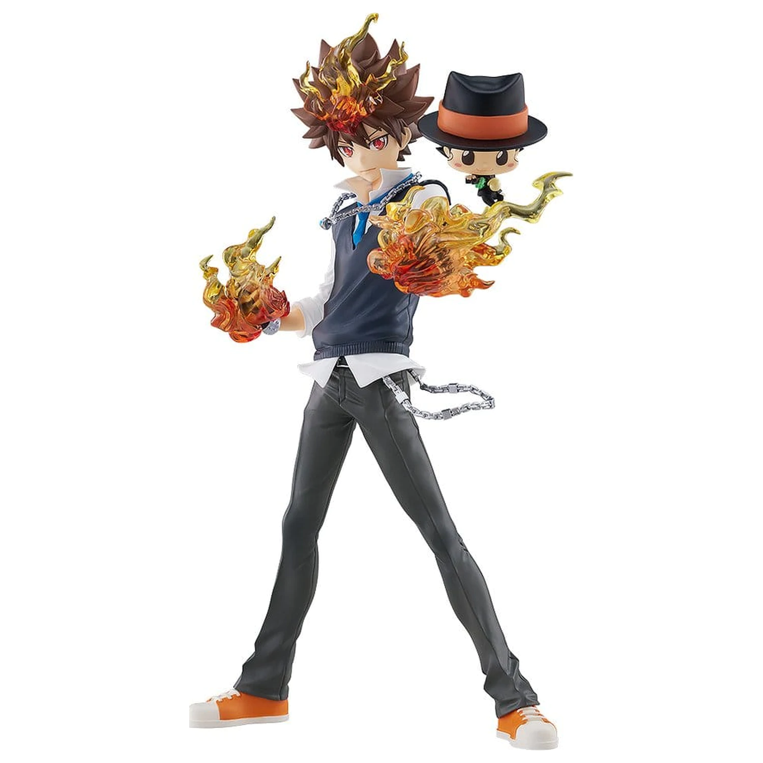 Katekyo Hitman Reborn Pop Up Parade SP PVC figurine 2 piese Tsunayoshi Sawada & Reborn 24 cm poza produsului