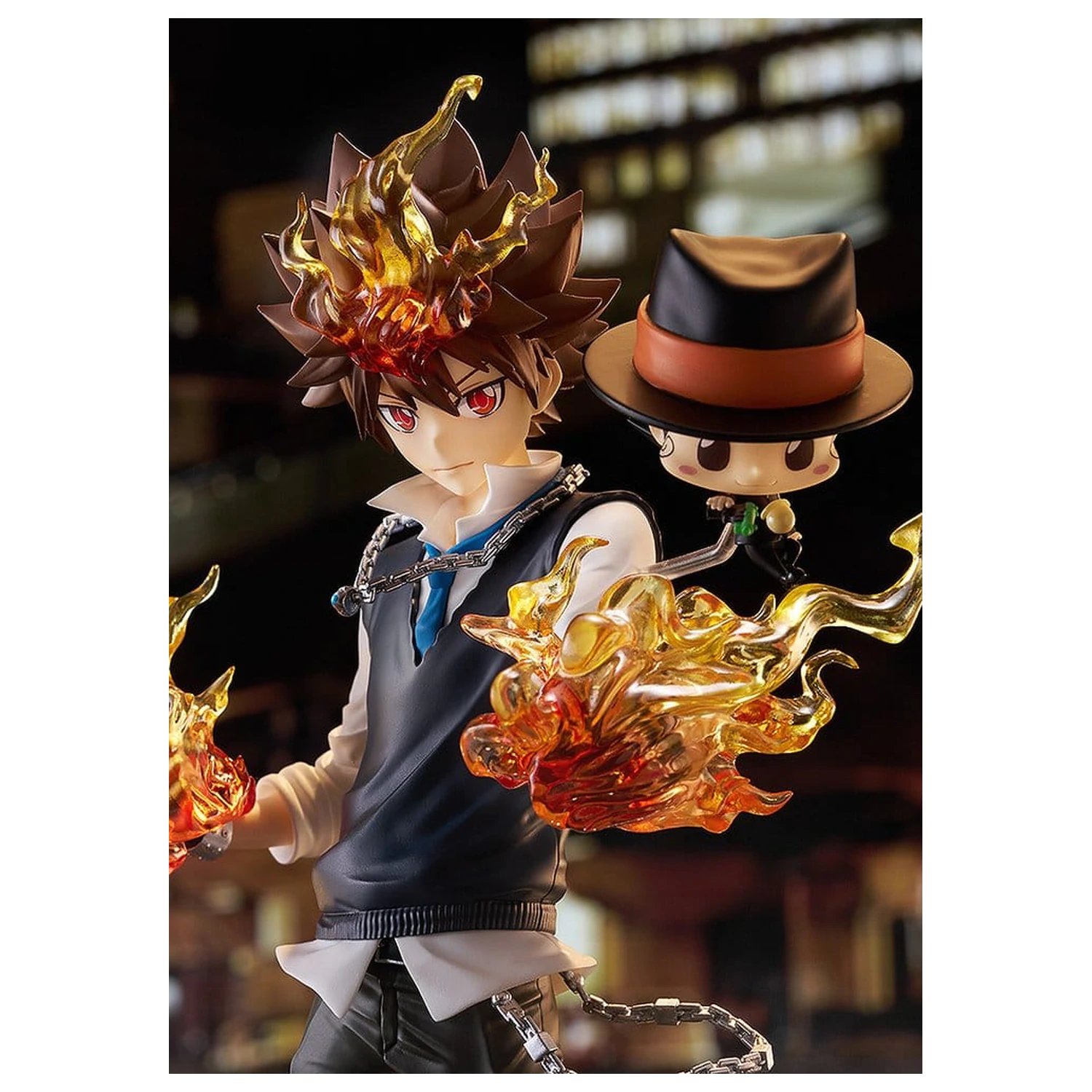 Katekyo Hitman Reborn Pop Up Parade SP PVC figurine 2 piese Tsunayoshi Sawada & Reborn 24 cm poza produsului