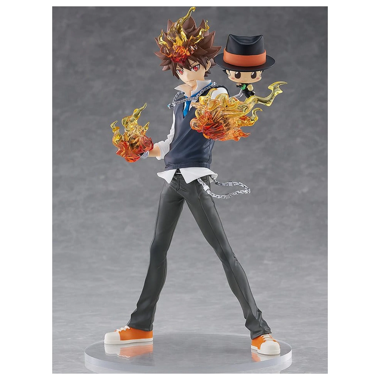 Katekyo Hitman Reborn Pop Up Parade SP PVC figurine 2 piese Tsunayoshi Sawada & Reborn 24 cm poza produsului